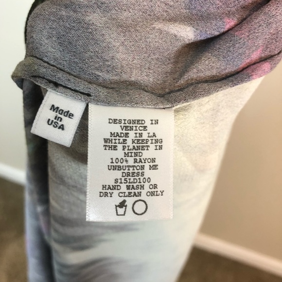 Rare* Flynn Skye Unbutton Me Dress in Green Haze - Picture 7 of 8